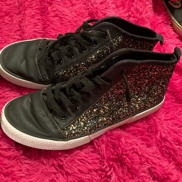 BUNDLE of Cute Glitter Sequin Zipper Boots and Glitter Shoes Size 3 Girls! π - Picture 16 of 16